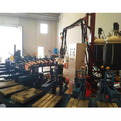 نعل بولي يوريثان صوف 1.5kW ماكينة قولبة حقن الأحذية