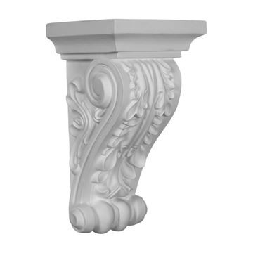 منحوتة Fypon Corbels القابلة للتلطيخ بين قوسين PU منتجات مصبوب من البولي يوريثين